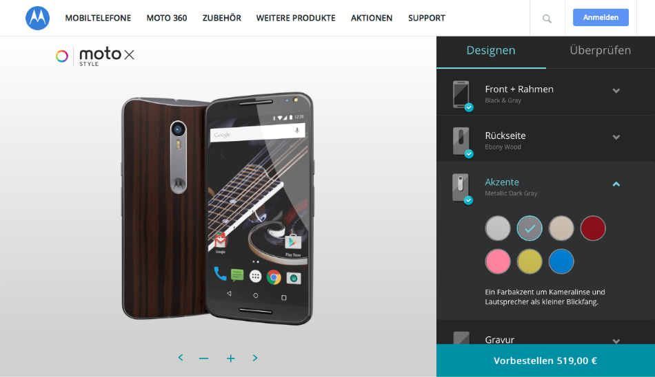 Moto X Style Moto Maker